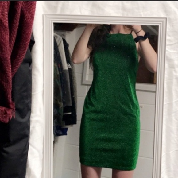 Forever 21 Dresses & Skirts - EXCELLENT CONDITION Green Sparkling Dress